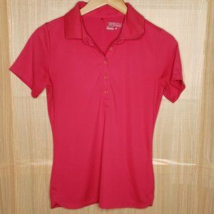 Nike Golf Tour Performance Womens Pink Short Sleeve Polo Small